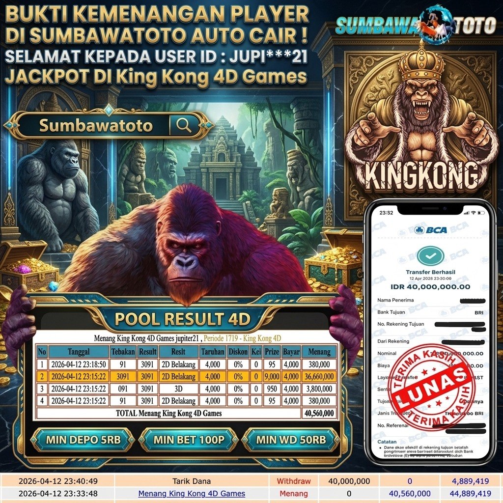 MENANG DI PASARAN KING KONG🔥